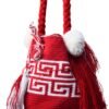 Mochila Wayuu Roja y Blanca