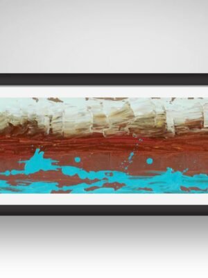 Obra: Agua y Tierra. Pintura al óleo de Nicolás Riaño