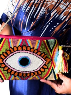 Cartera Wayuu Ojo de la sabiduría